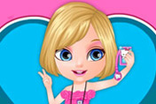 game Baby Barbie Selfie Card