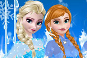 game Elsa And Anna Party Dresses