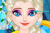 game Elsa Sparkling Eyelashes