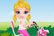 game Baby Barbie Bicycle Ride