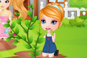 game Baby Barbie Learns Gardening