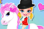 game Baby Barbie Pony Present