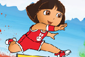 game Baby Dora Running Dress Up