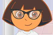 game Baby Dora Wearing Glasses