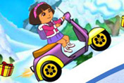 game Baby Dora Winter Ride