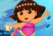 game Cute Dora Mermaid Dressup