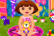 game Dora Diaper Change