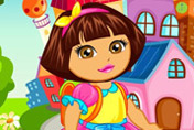 game Dora Goes To School