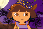 game Dora Halloween Dress Up