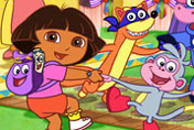 game Dora Shadow Puzzle