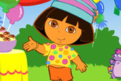 game Dora Silly Dress Up
