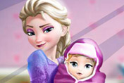 game Elsa And The New Born Baby
