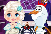 game Elsa Halloween Slacking
