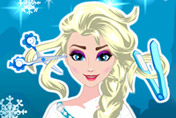 game Elsa New Hairstyle