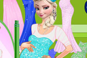 game Elsa Pregnant Shopping