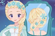 game Elsa Real Wedding Braids