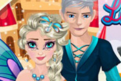 game Elsa’s Halloween Love Date