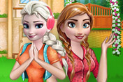game Frozen Sisters Barbecue Party