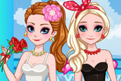 game Frozen Sisters Valentine Date