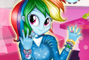 game Manicure for Rainbow Dash