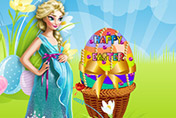 game Pregnant Elsa Easter Egg