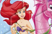 game Princess Ariel Hexagon Puzzle