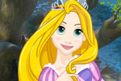 game Princess Rapunzel Goldie Style Dress Up