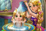 game Rapunzel Baby Wash