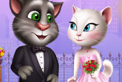game Talking Tom and Angela Valentines Date